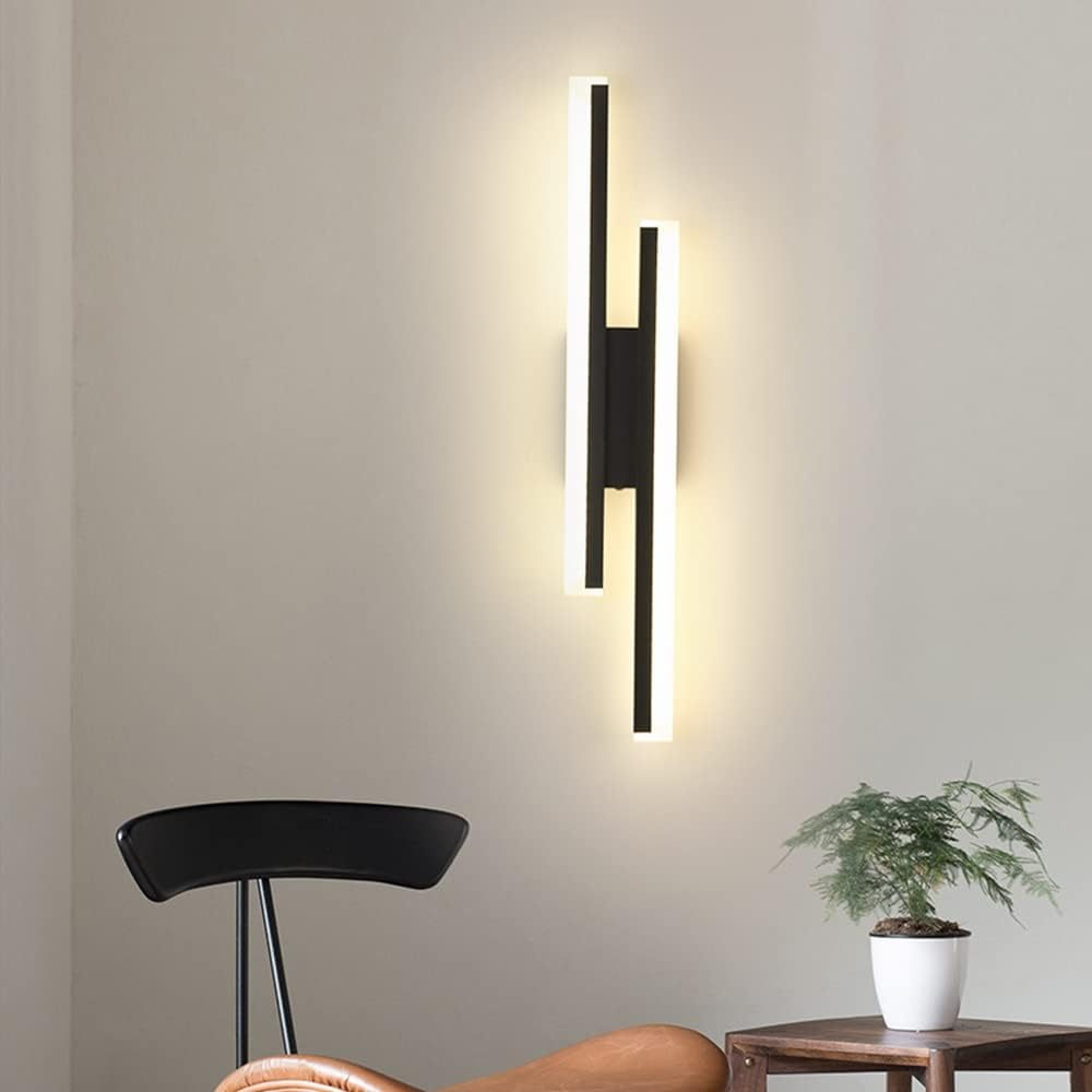 Aplique de Pared Largo de Acrílico Elegante con Iluminación LED