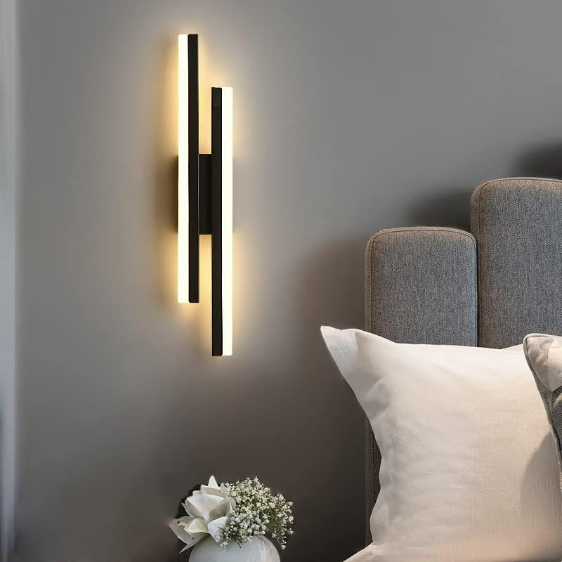 Aplique de Pared Largo de Acrílico Elegante con Iluminación LED