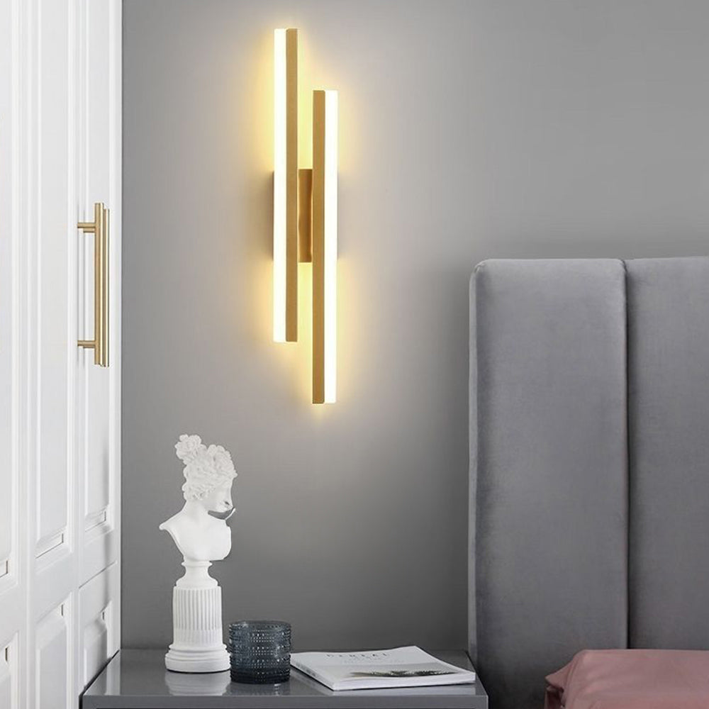 Aplique de Pared Largo de Acrílico Elegante con Iluminación LED