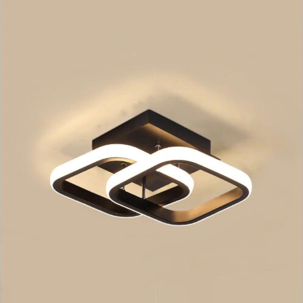 Luz de Techo Elegante de Montaje Empotrado de Metal - Diseño LED Eficiente en Energía