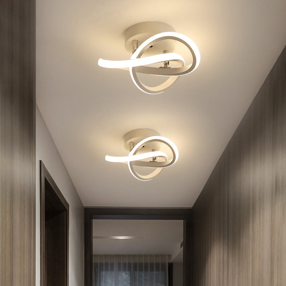 Luz de Techo Elegante de Montaje Empotrado de Metal - Diseño LED Eficiente en Energía