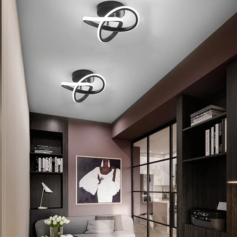 Luz de Techo Elegante de Montaje Empotrado de Metal - Diseño LED Eficiente en Energía