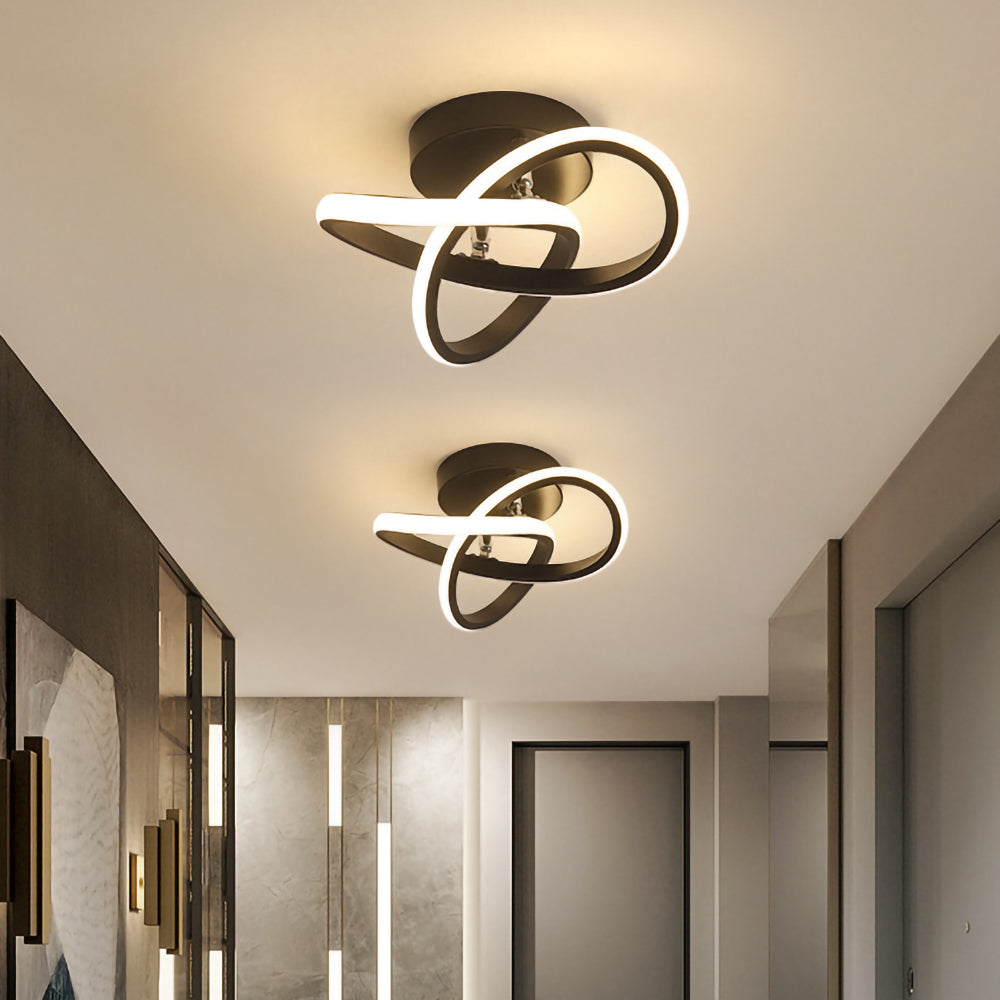 Luz de Techo Elegante de Montaje Empotrado de Metal - Diseño LED Eficiente en Energía
