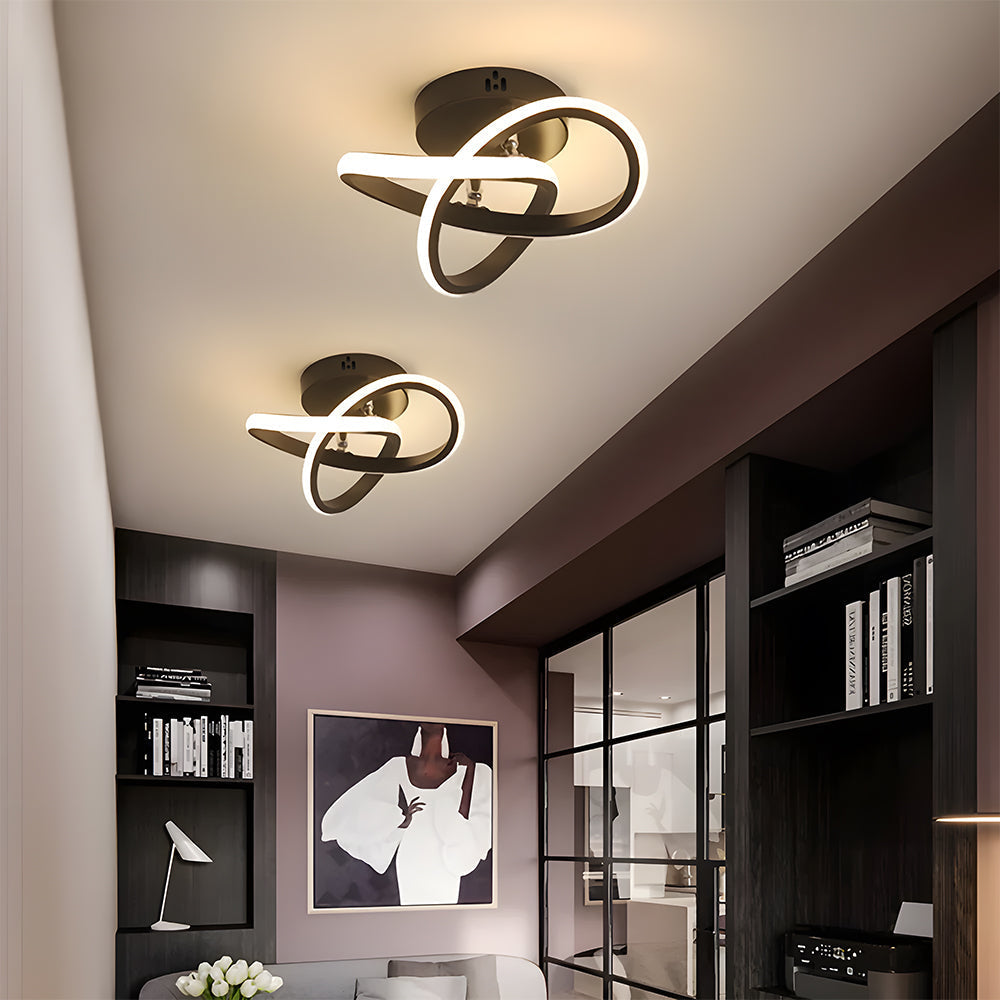 Luz de Techo Elegante de Montaje Empotrado de Metal - Diseño LED Eficiente en Energía