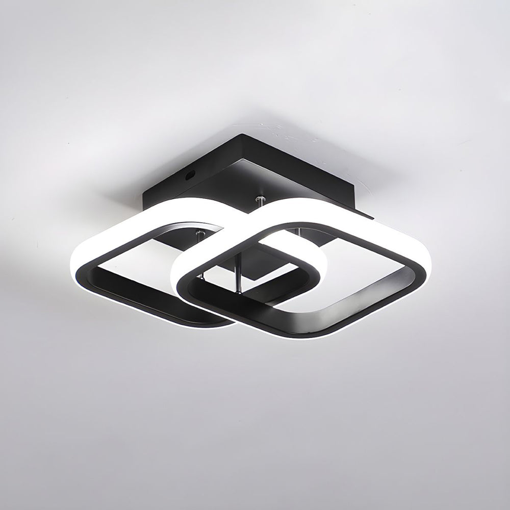 Luz de Techo Elegante de Montaje Empotrado de Metal - Diseño LED Eficiente en Energía