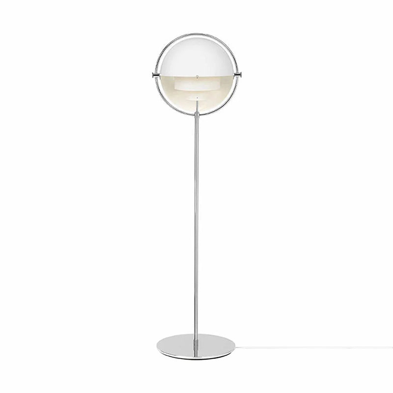 Lámpara de Pie Moderna de Oro – Lámpara Escultural Metálica para Interiores Contemporáneos