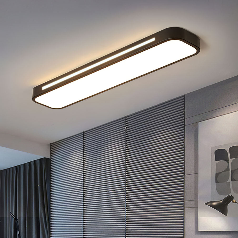 Luz de Techo LED Larga Elegante Nórdica Minimalista - Diseño Eficiente en Energía