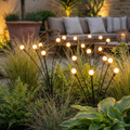 Luces de Jardín Solar Elegantes Firefly | Iluminación Exterior Impermeable con 120 Lúmenes para Jardines o Patios Impresionantes