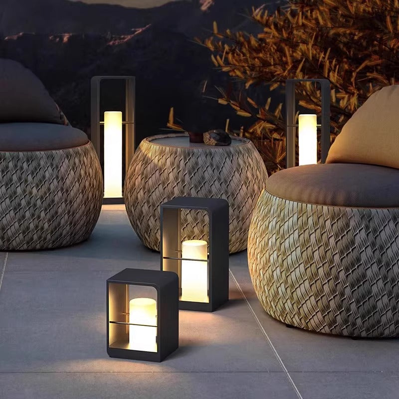 Luces Solares Elegantes para Exteriores - Iluminación LED Ecológica para Jardines