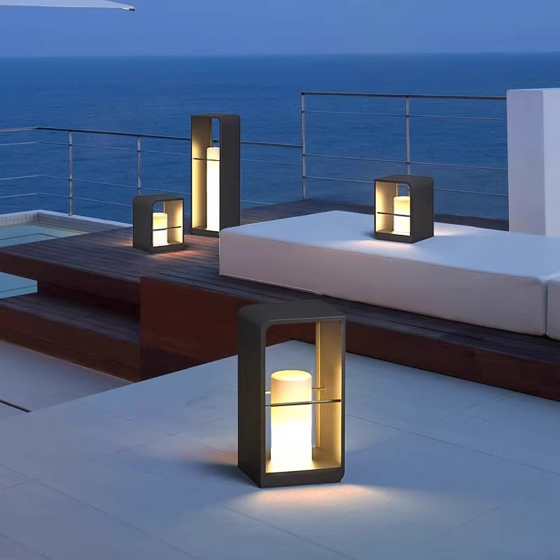 Luces Solares Elegantes para Exteriores - Iluminación LED Ecológica para Jardines