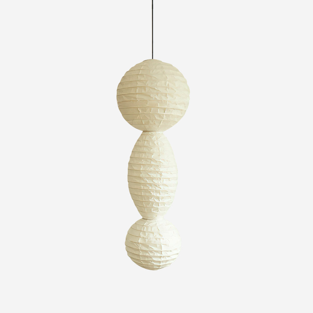 Lámpara Colgante de Papel Washi Elegante - Iluminación Colgante Moderna para Cocina