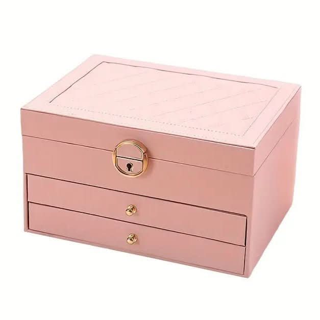 LUXE JEWEL – Boîte à bijoux élégante en cuir pour un rangement stylé