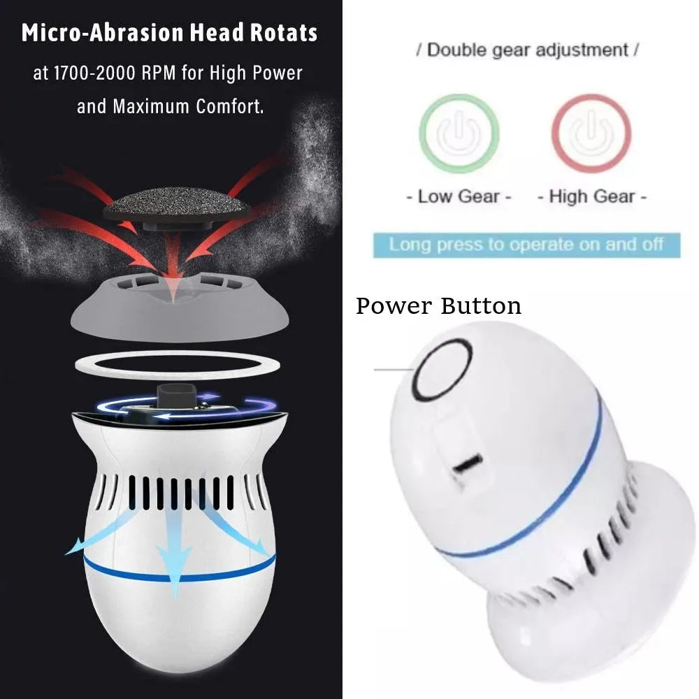 Pulidor Eléctrico para Cuidado Eficaz de los Pies