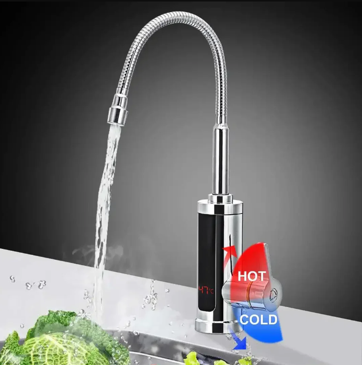 Grifo Eléctrico de Agua Caliente para la Cocina