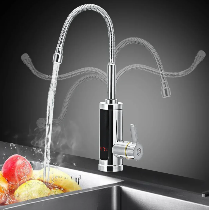 Grifo Eléctrico de Agua Caliente para la Cocina