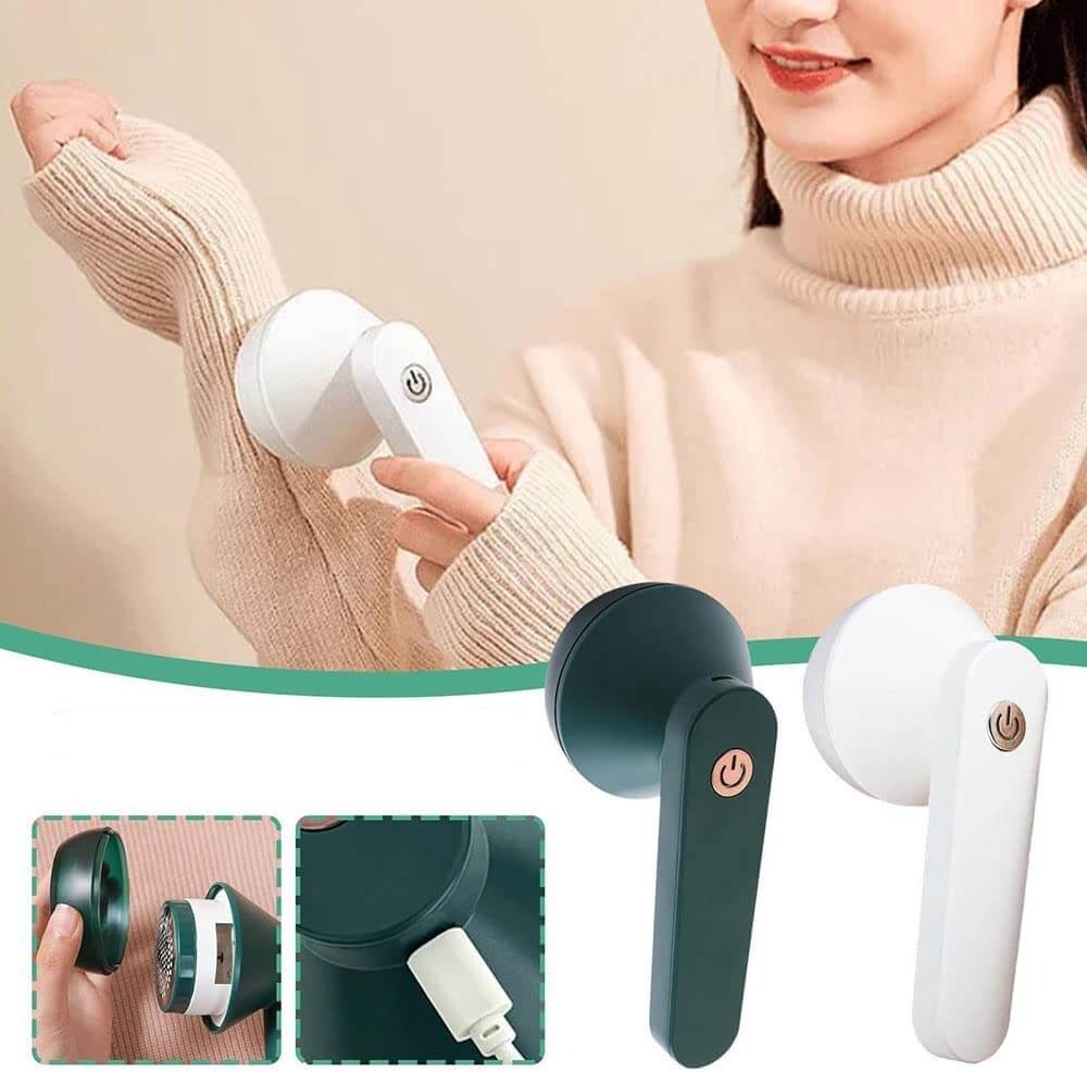Eliminador eléctrico de pelusas – eficaz y eficiente – larga duración de la batería o acumulador – ideal para refrescar ropa y tejidos