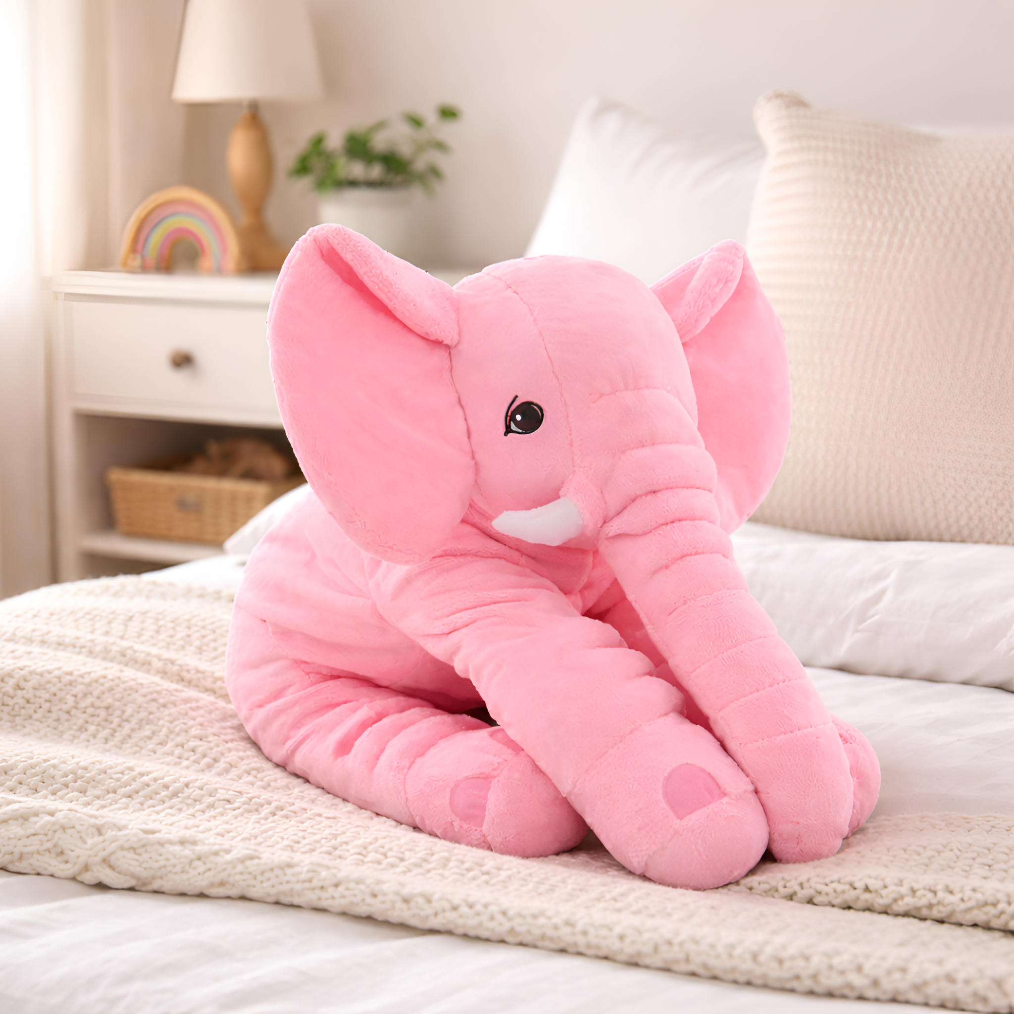 Troy - Peluche Elefante Suave Juguete de Peluche Grande