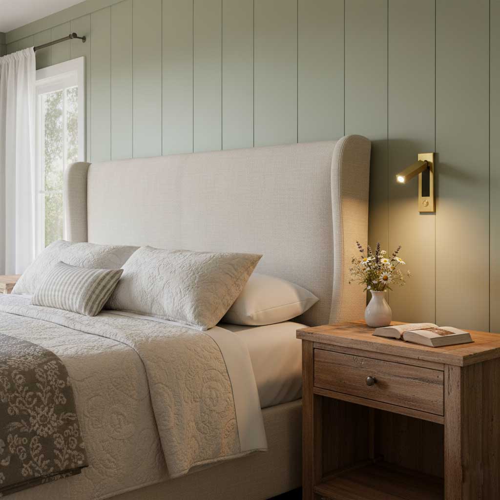 Lámpara de Lectura LED Plegable para Pared para Cama y Estudio – Ajustable, Ahorra Espacio y Luz Direccionada