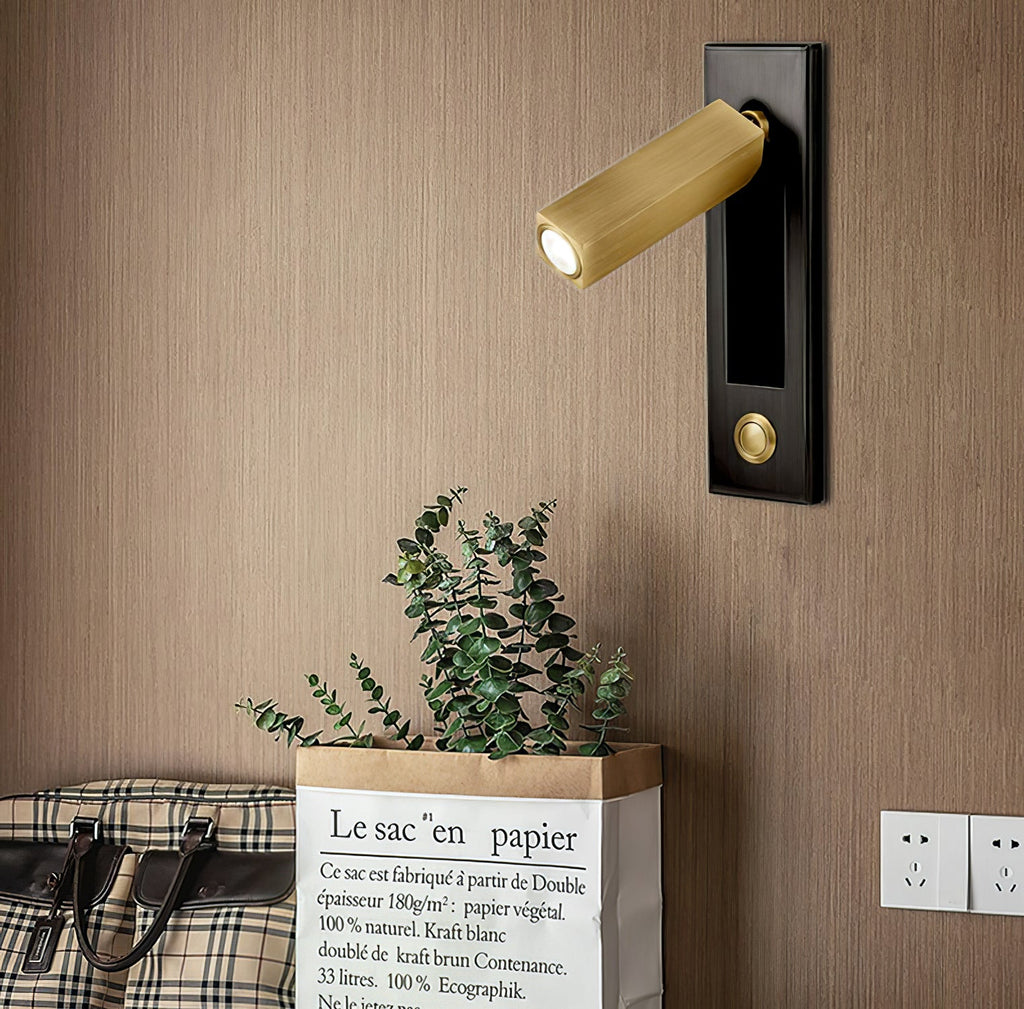 Lámpara de Lectura LED Plegable para Pared para Cama y Estudio – Ajustable, Ahorra Espacio y Luz Direccionada