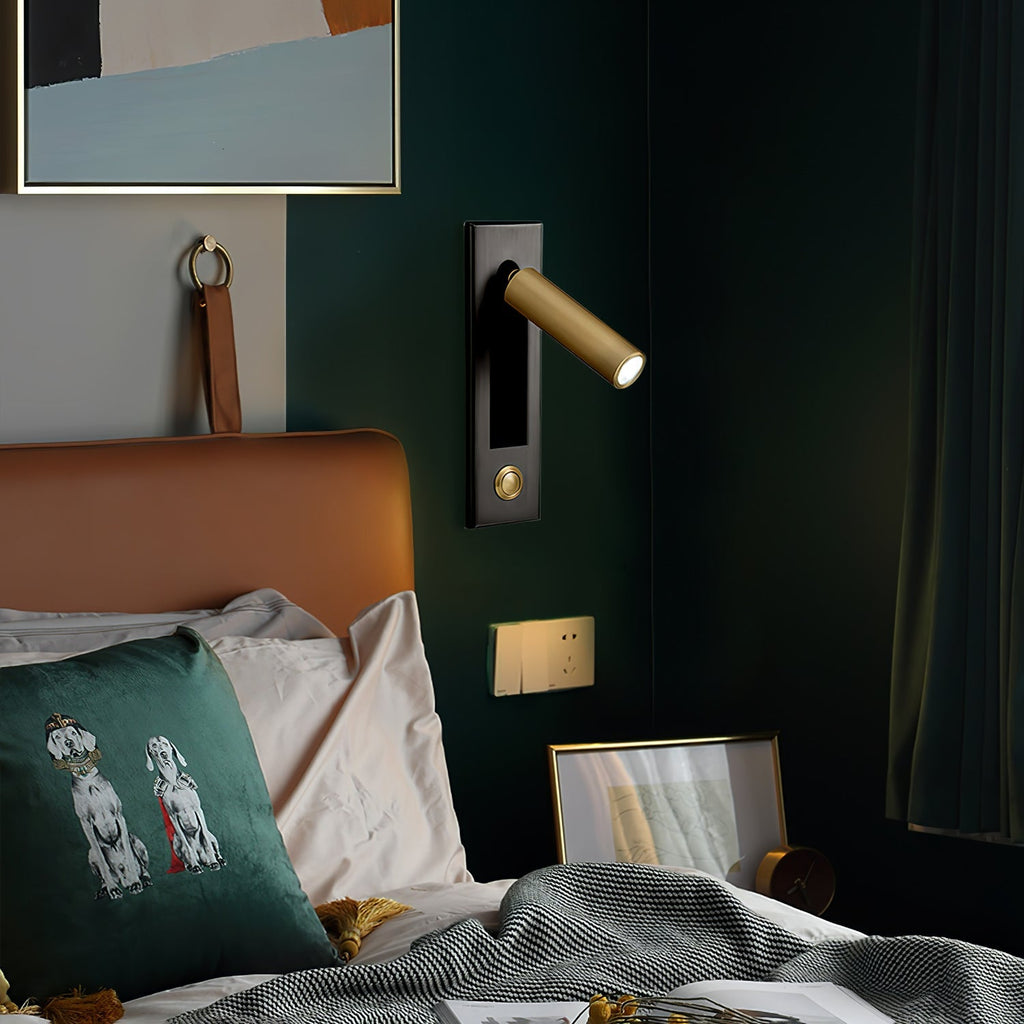 Lámpara de Lectura LED Plegable para Pared para Cama y Estudio – Ajustable, Ahorra Espacio y Luz Direccionada