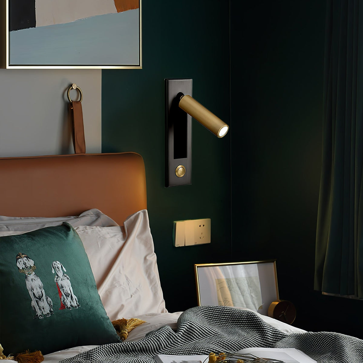 Lámpara de Lectura LED Plegable para Pared para Cama y Estudio – Ajustable, Ahorra Espacio y Luz Direccionada