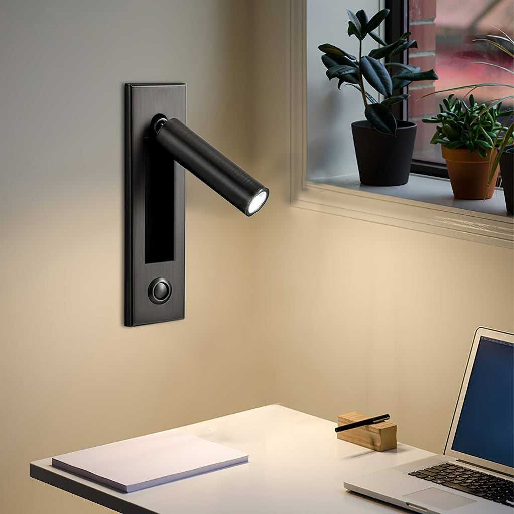 Lámpara de Lectura LED Plegable para Pared para Cama y Estudio – Ajustable, Ahorra Espacio y Luz Direccionada