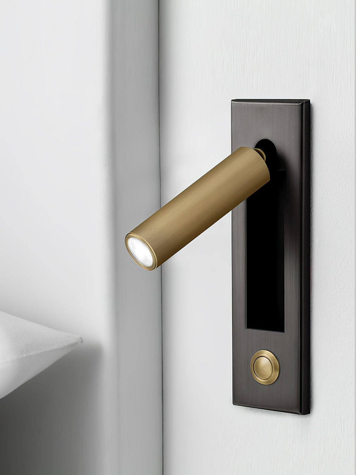 Lámpara de Lectura LED Plegable para Pared para Cama y Estudio – Ajustable, Ahorra Espacio y Luz Direccionada