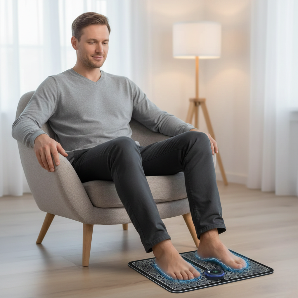 Almohada de Masaje de Pies EMS Relajante