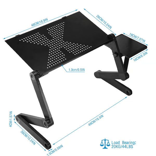 FLEXSTAND 360 – Soporte ergonómico para laptop para trabajar de manera saludable y flexible