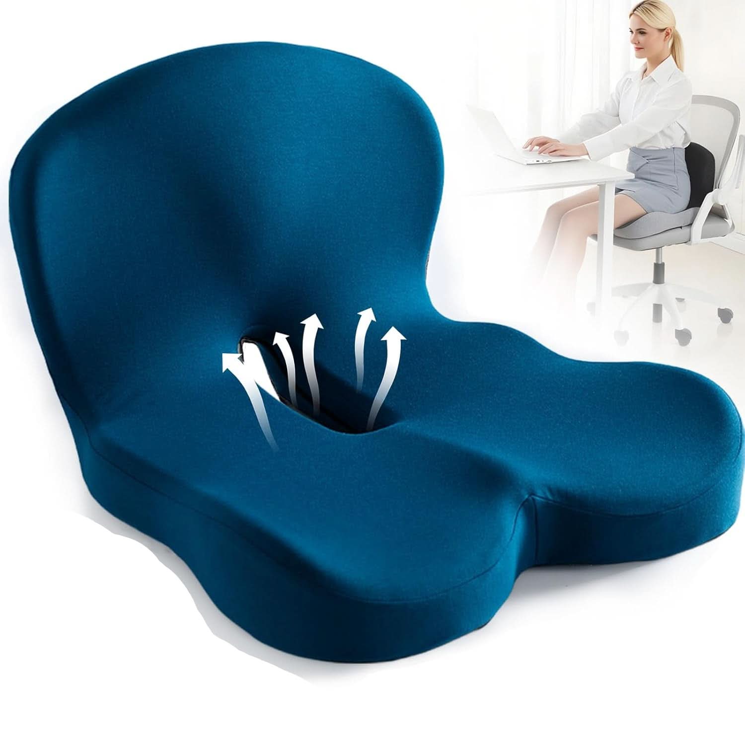 ERGOCOMFORT PAD – Almohada de Espuma con Memoria Premium para Postura y Comodidad
