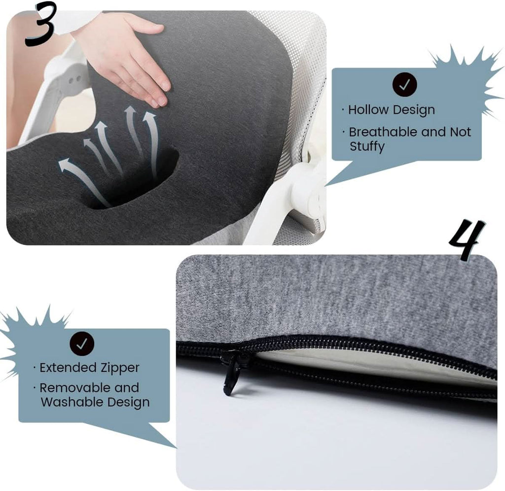ERGOCOMFORT PAD – Almohada de Espuma con Memoria Premium para Postura y Comodidad