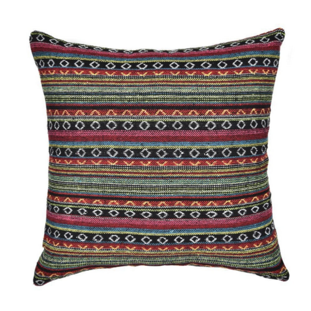 Funda de Cojín Geométrica Étnica Bohemia
