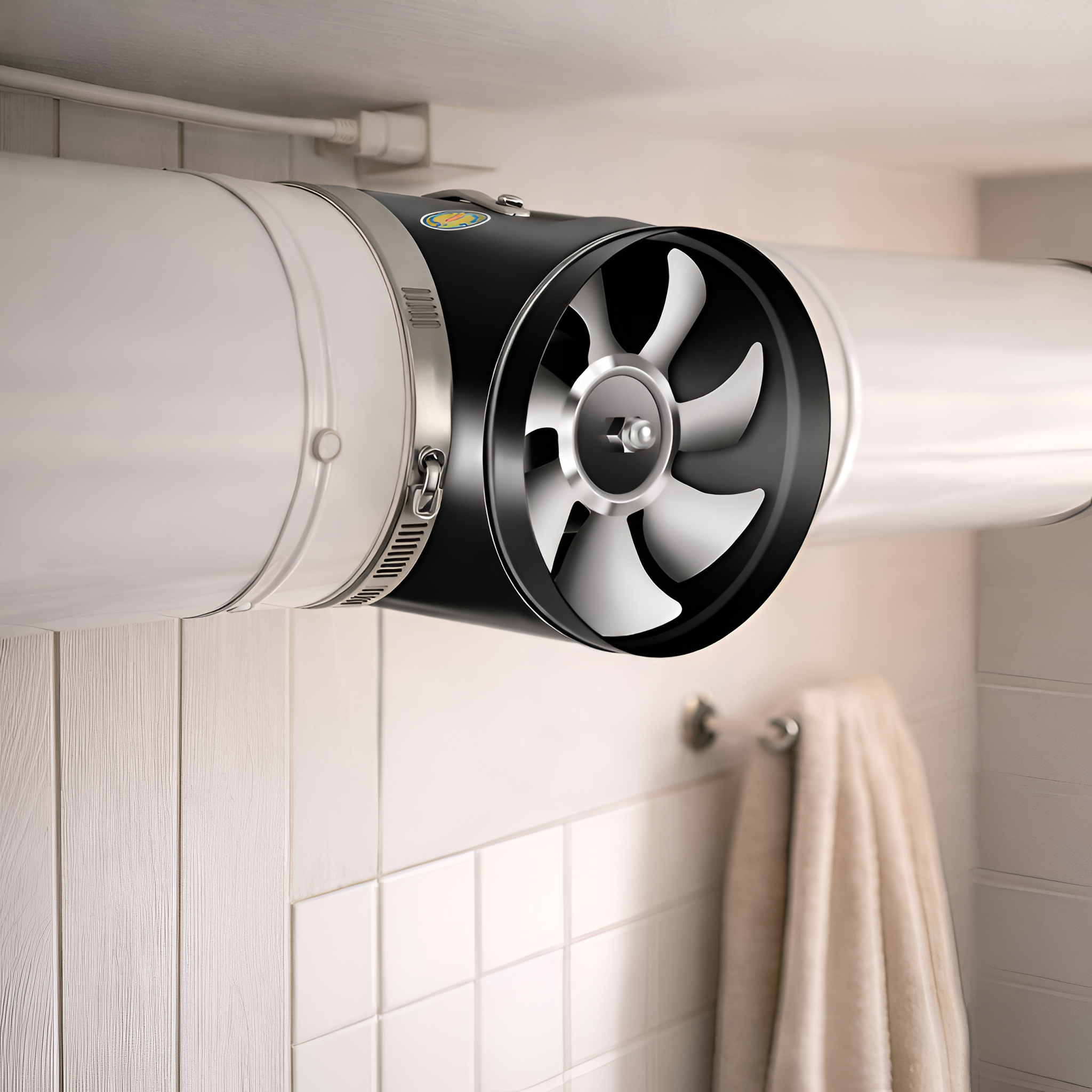 Ilyan - Extractor de Aire Mini para Conductos 2800RPM
