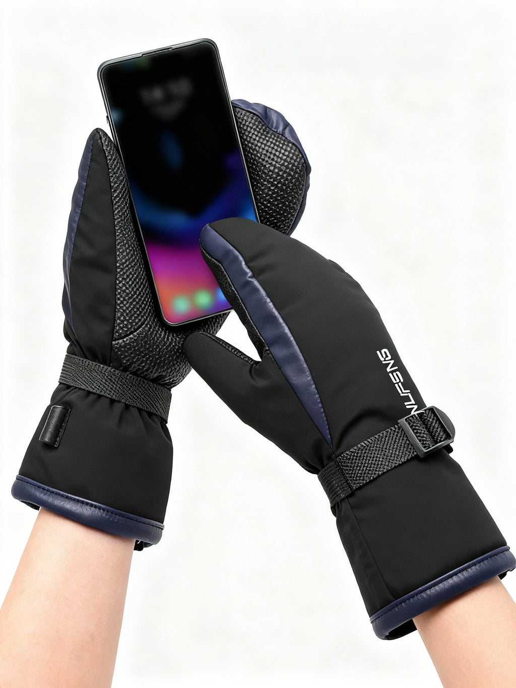 BowLift | Guantes de Calefacción Eléctrica | Doble Cara, 10,000 mAh Recargables por USB | Impermeables para Esquí y Motocicleta