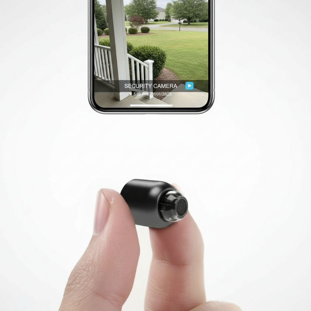 Ultracompacta cámara IP WiFi | 1080p Full-HD | Óptica gran angular de 120° | Visión nocturna infrarroja y sensor de movimiento | Audio bidireccional | Acceso remoto global