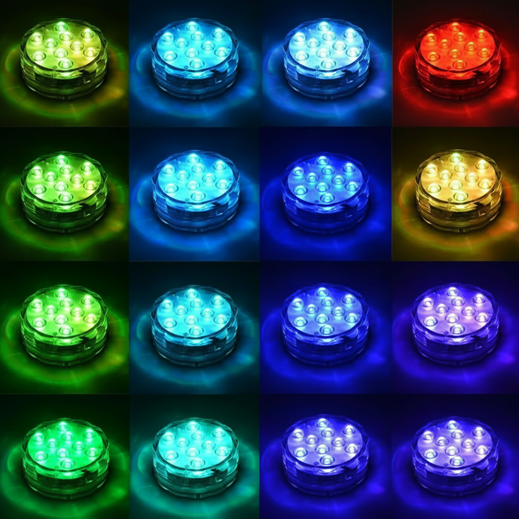 Lámpara LED de succión magnética a prueba de agua con control remoto
