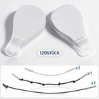 Parches de Lifting Invisible | Paquete de 120 | Tecnología de Adhesión Ultra Fina de 0,02 mm | Resistente al Agua & Hipoalergénico | Lifting Mecánico en Forma de V | Transparente
