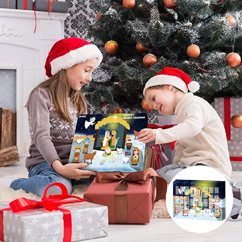 Calendario de Adviento de Navidad con Natividad - Para una experiencia navideña mágica