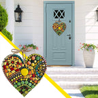 Gran Decoración de Corazón de Mosaico para Jardín