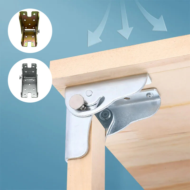 Bisagra plegable autoadhesiva de 90°