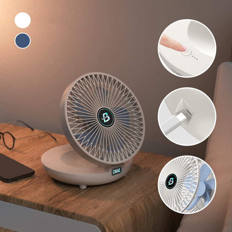 CoolBreeze – Ventilador de escritorio portátil con velocidades ajustables para comodidad instantánea