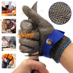 Guantes Protectores de Metal de Malla de Acero Inoxidable