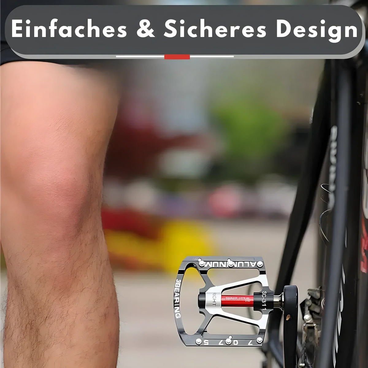 BowLift | Pedales de Bicicleta de Aluminio Livianos y Robustos con Agarre Antideslizante