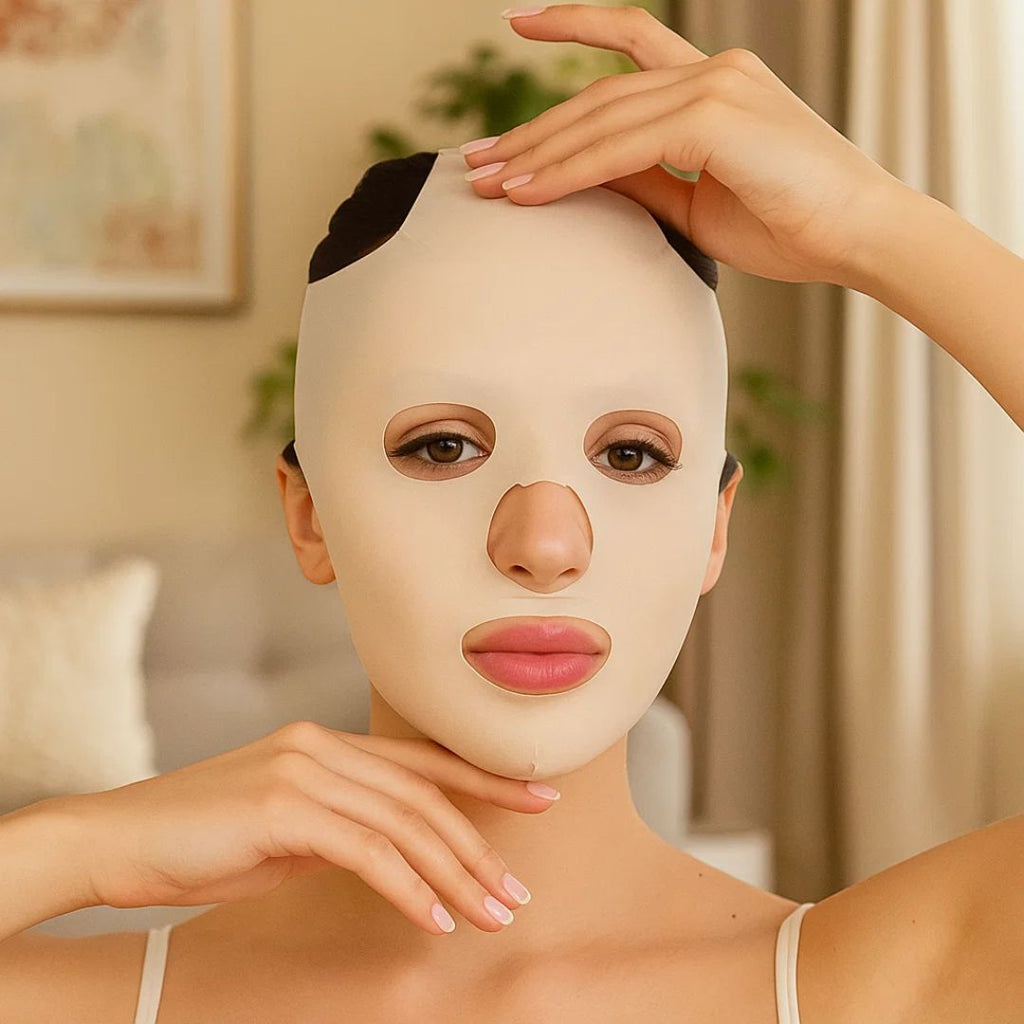 FirmLift | Máscara Reafirmante Facial Antiarrugas – Compresión Reusable – Ajuste Ergonómico Suave – Reafirmante y Tensora Nocturna para Piel Madura Kalsten