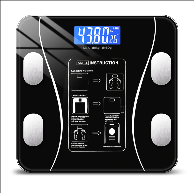 FITSCALE – Balance intelligente d'analyse corporelle avec connexion à l'application