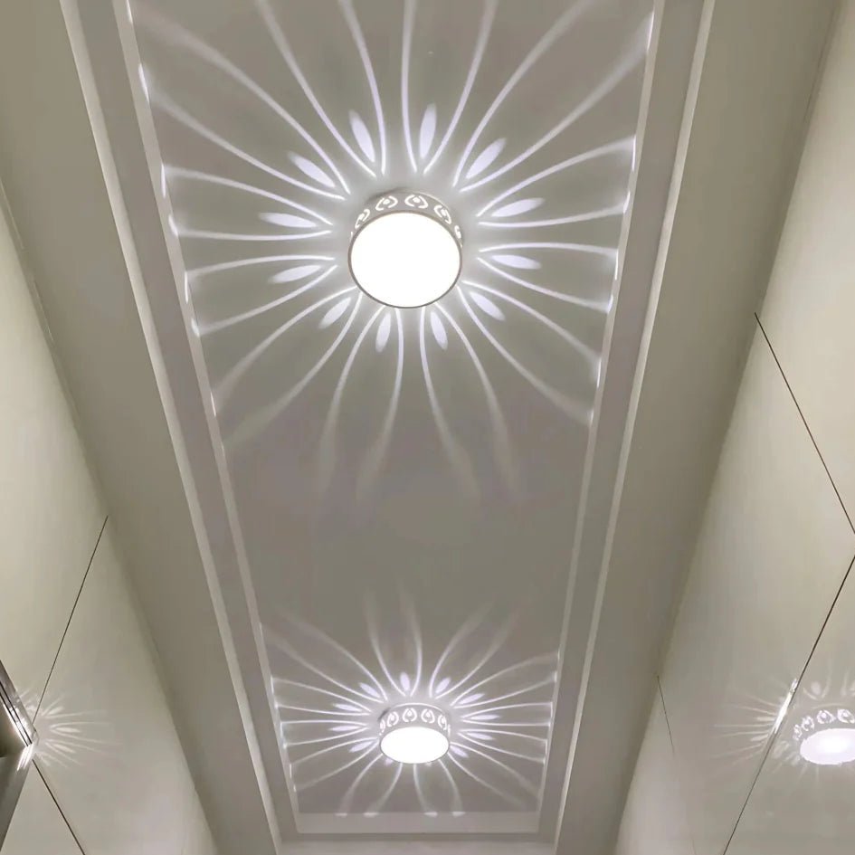 LUXFLUSH - Luz de techo LED de montaje empotrado ultra delgada diseñada para una iluminación uniforme y sin sombras en interiores minimalistas modernos