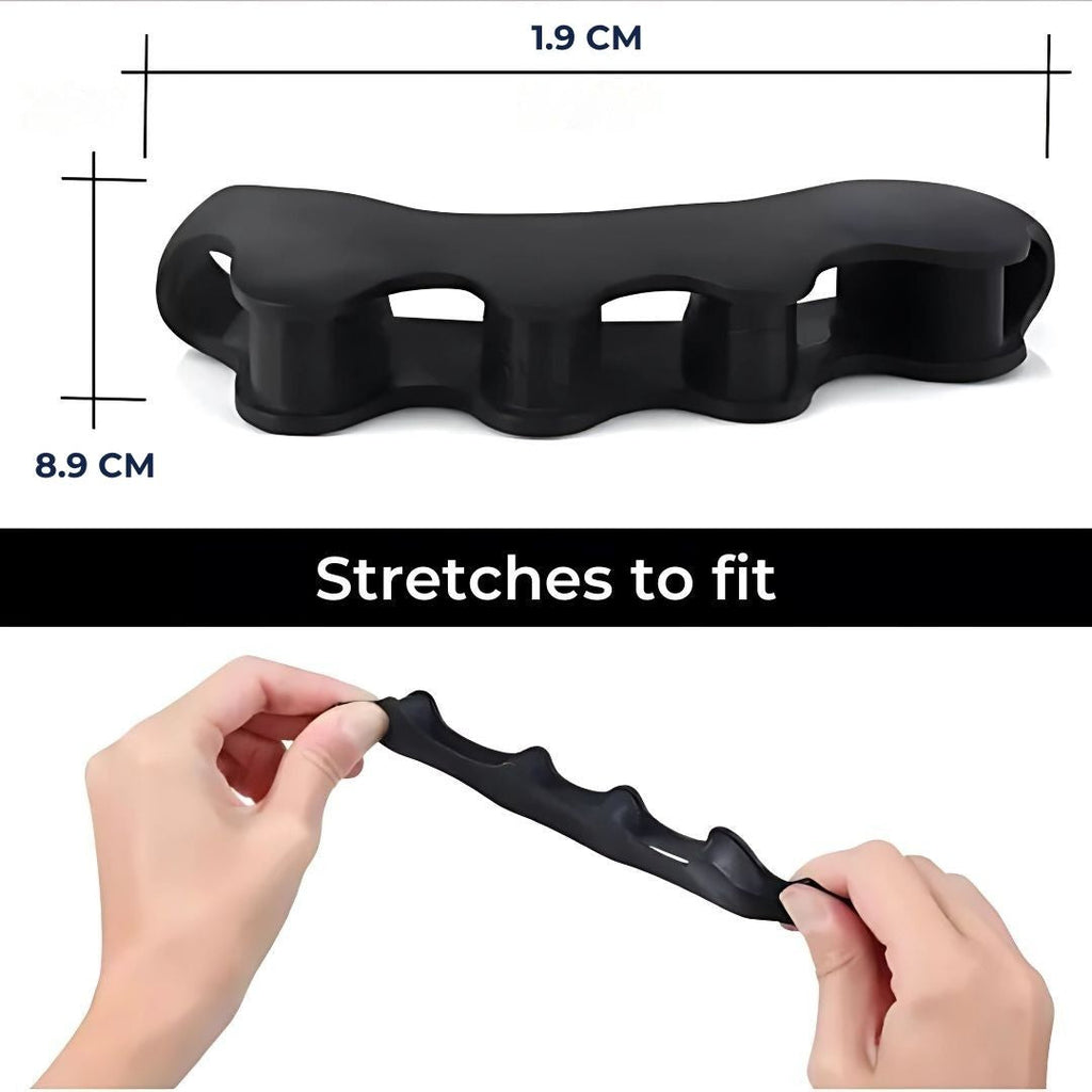 Separador de Dedos FlexAlign | Realineación de Dedos y Alivio del Dolor – Ideal para Juanetes - Dedos Superpuestos - y Comodidad en los Pies Kalsten
