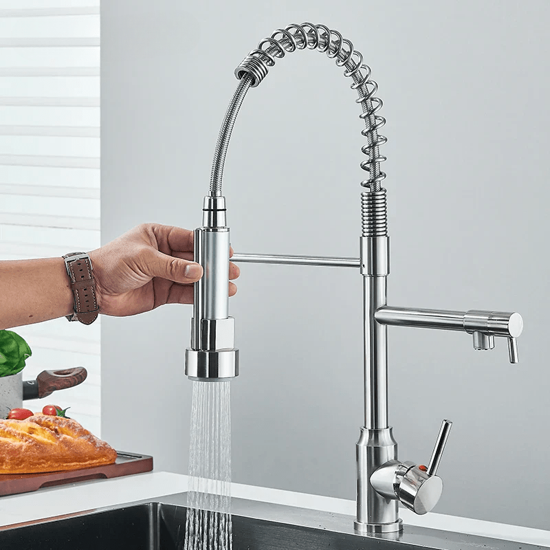 FlexiMix – grifo de cocina con función de rotación 360° – máxima flexibilidad y alcance – solución ideal para una cocina moderna