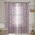 Cortinas Sheer Floral Grace