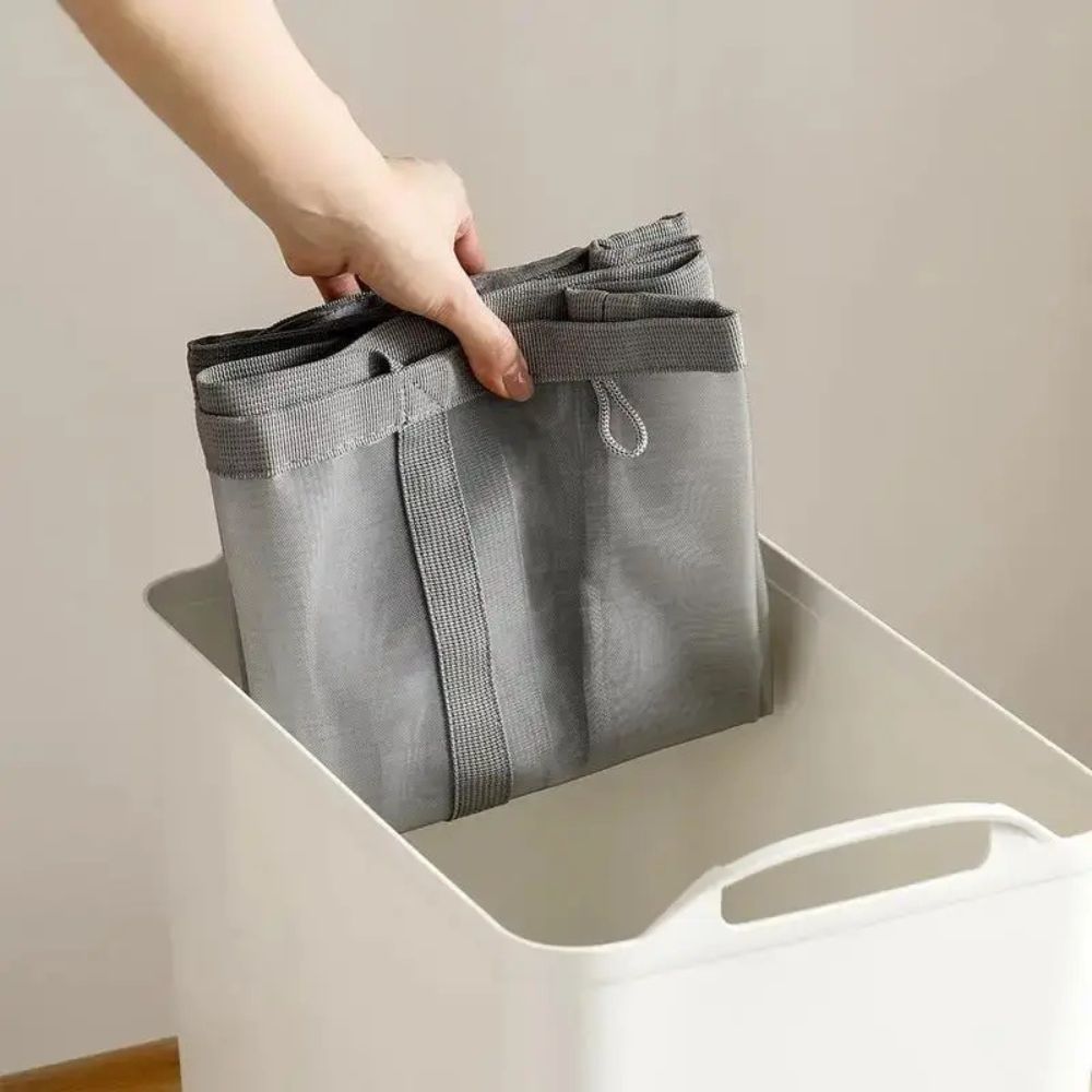Cesta de Ropa de Malla Plegable